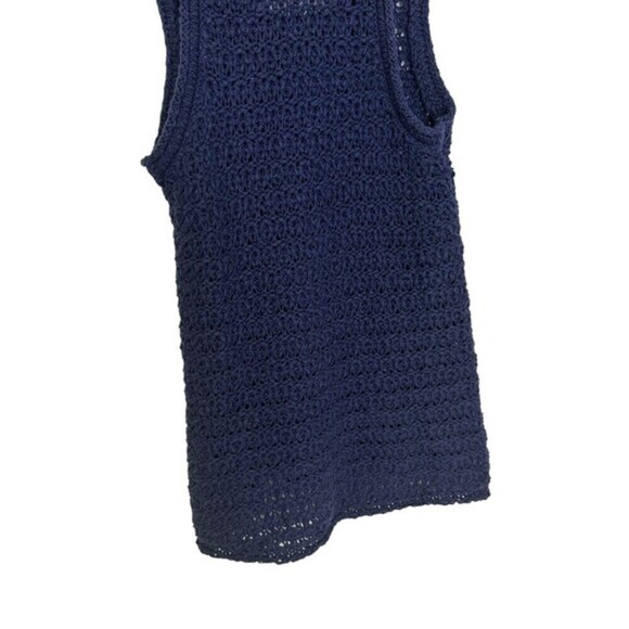Aerie Womens Sleeveless Racerback Blue Knit‎ Tank Top Sz Small - Picture 6 of 7